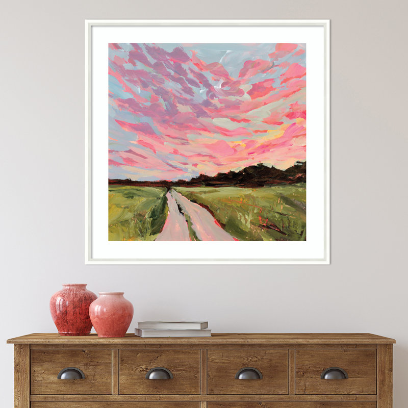 «Cran Oklahoma» par - Impression sur cadre photo, Cadre blanc, H 33 po x l 33 po x P 2 po