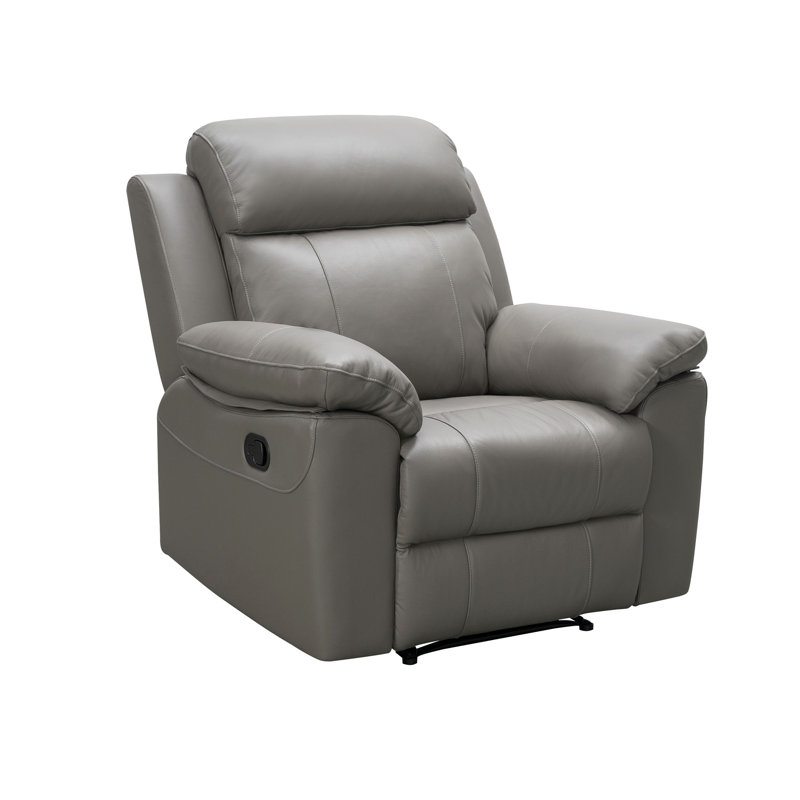 Fauteuil inclinable manuel Avalee, Cuir synthétique gris
