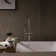 Double Handle Floor Mounted Freestanding Tub Faucet with Handshower