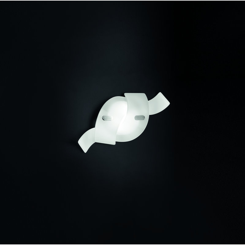 Twist Glass LED Flush Mounted Sconce
