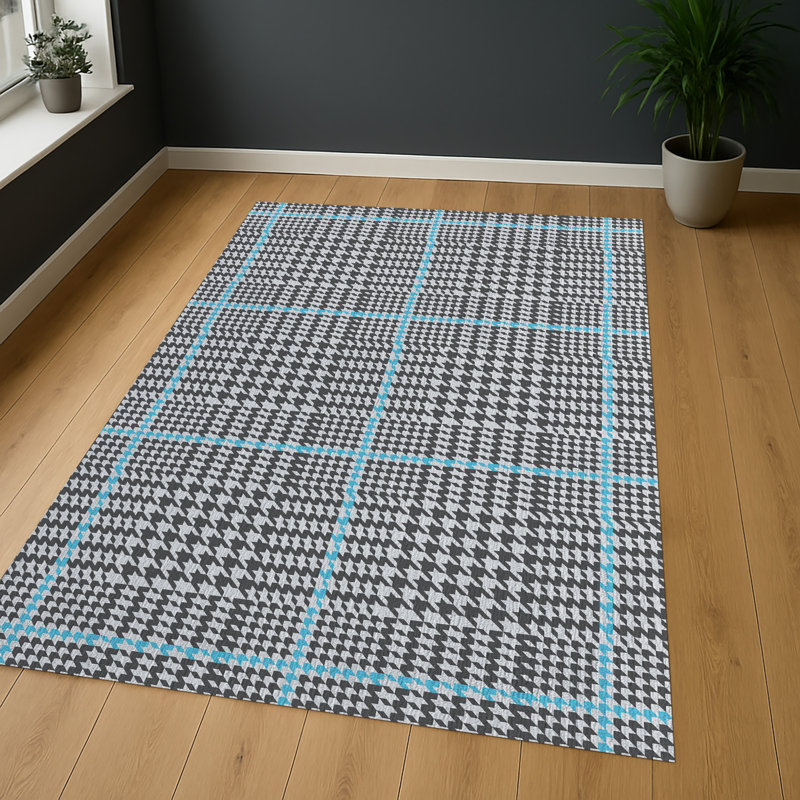 Geometric Area Rug, Rectangle 140 x 200 cm