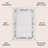 Maythel Classic Border Marble Pattern High-Low Silver/White Rug-1072789040
