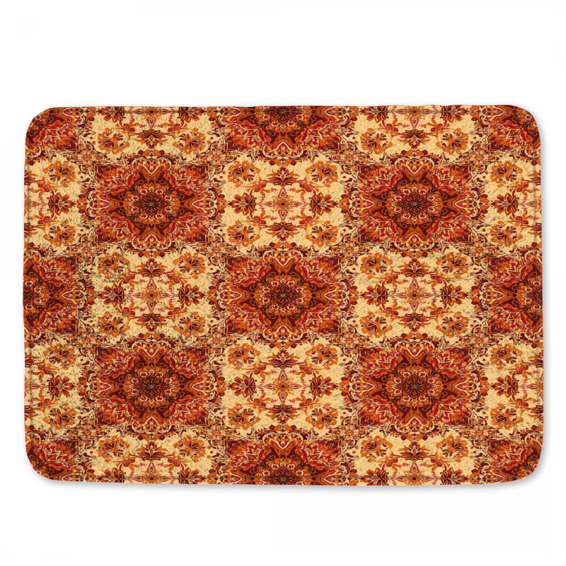 Tapis de bain Mandala, 34 po L x 21 po L