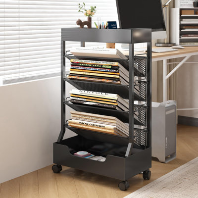 71cm H x 42cm W Book Cart