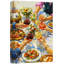 Œuvre extérieure, célébration de vin, scène de salle à manger, images de salle à manger, impression sur toile encadrée-126032224-126032218