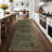 Traditional Vintage Dark Green Oriental Rug Machine Washable Non Slip Area Rug-750756807-765583388