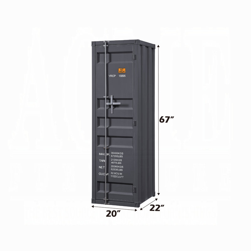 Armoire métallique industrielle Cargo, Gris