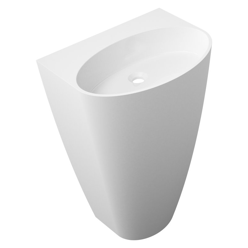 Belfry Bathroom Aldred 550 mm L x 430 mm W Oval Sink, White