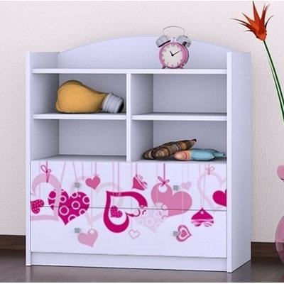 Elle 96 cm H X 86 cm W Kids Cube Bookcase