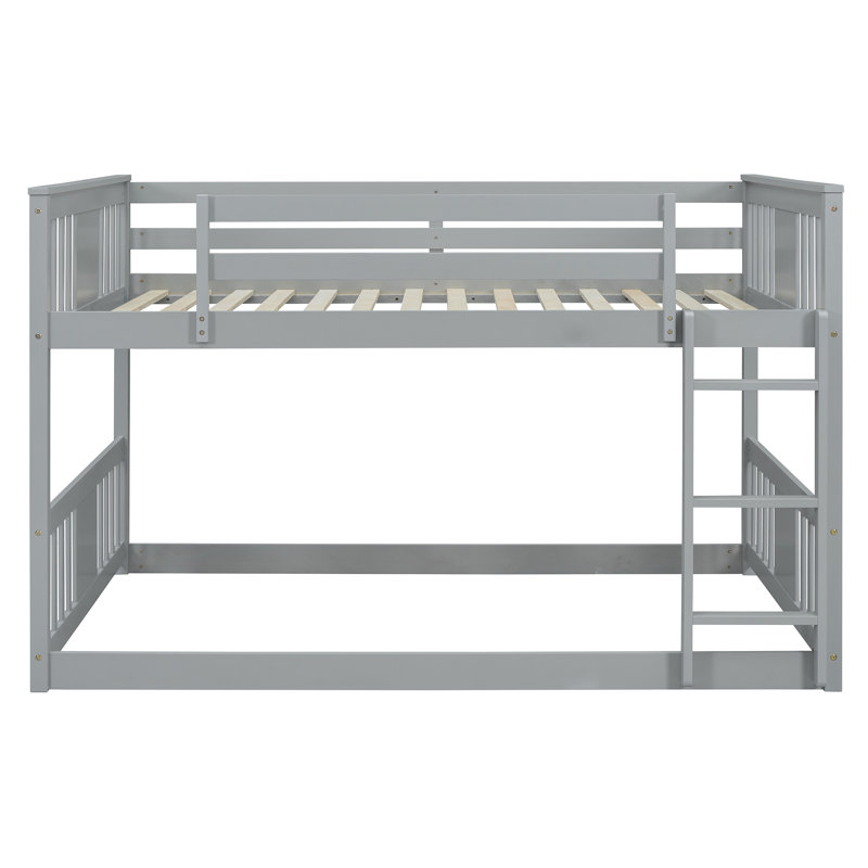 Low Bunk Bed, Gray
