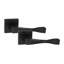 6 Pairs Straight Astrid Premium Design Door Handles on Square Rose