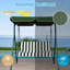 Gainesboro Porch Swing with Canopy