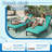 4ps 3-inch Thick Outdoor Lounge Chair Cushion-waterproof And Colorfast, Suitable For Most 72-inch Pool Balcony Chairs.-838078422-838078423
