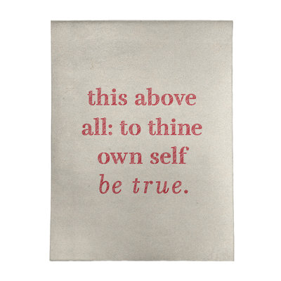 Quotes Chenille Indoor Rug