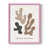 Pink Single Picture Framed