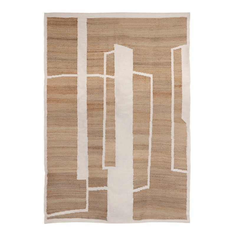 Tapis naturel Lark, Rectangle 6 pi 1 po x 9 pi