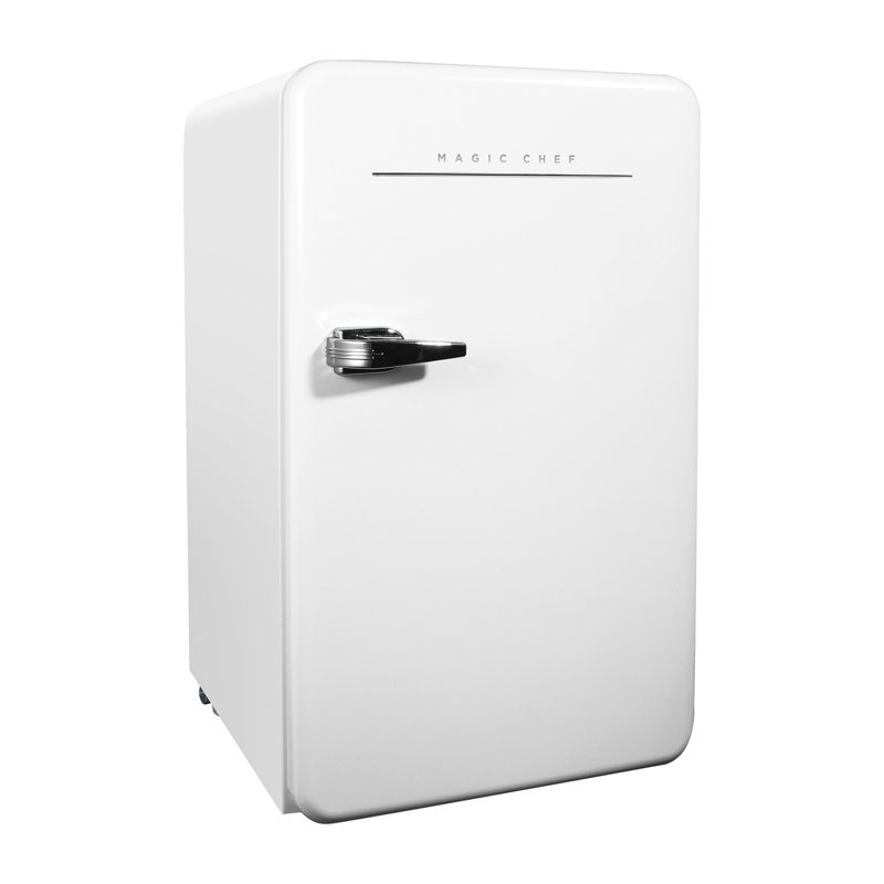 Compact Gray and Black Portable Car Refrigerator with Smart Features