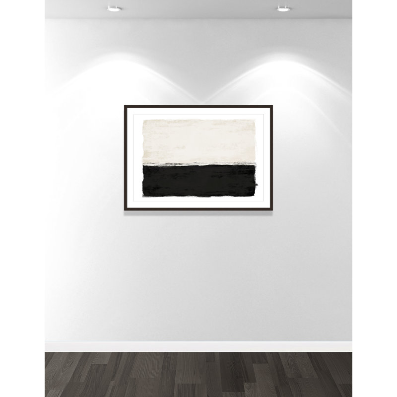 Midnight II - Landscape Version Print par Natalie Carpentieri, Noyer à grain ouvert, L 41,5 po x H 29,5 po, Imprimé mat
