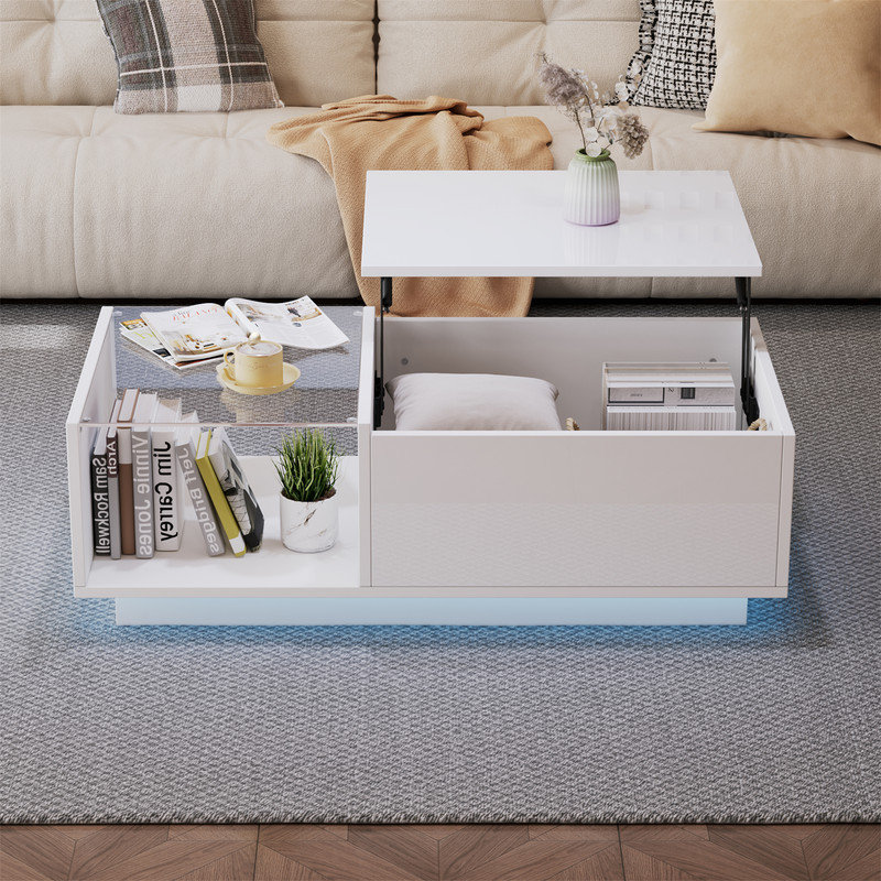 Lift Top Coffee Table with Storage