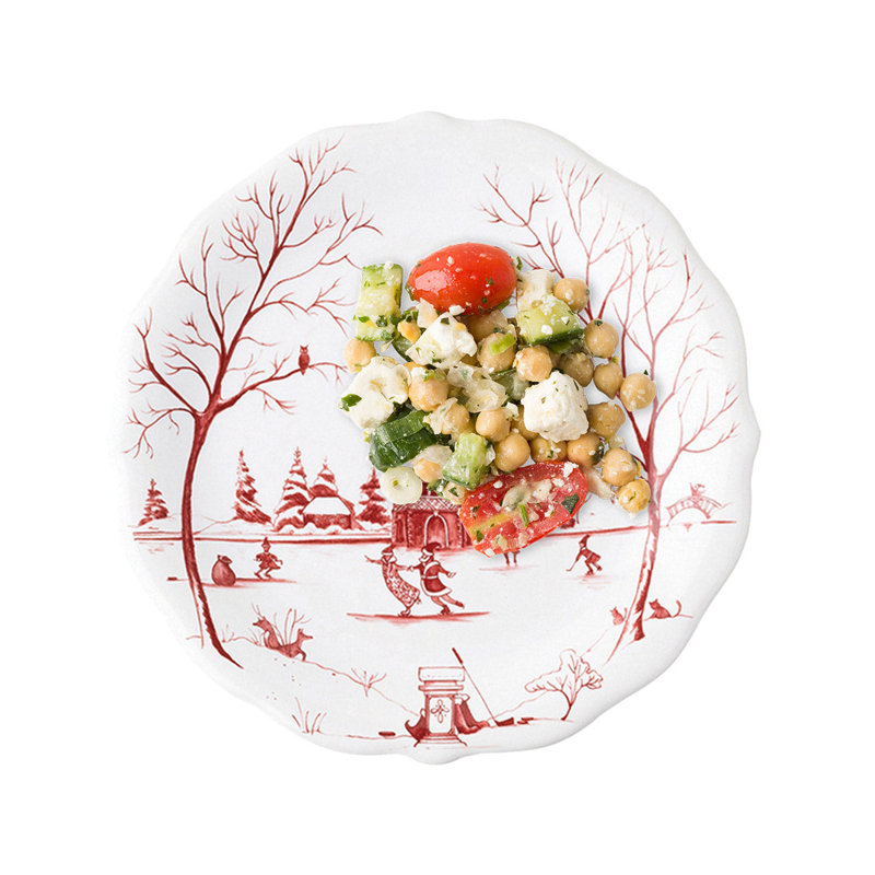 Country Estate Winter Frolic Dessert/Salad Plate