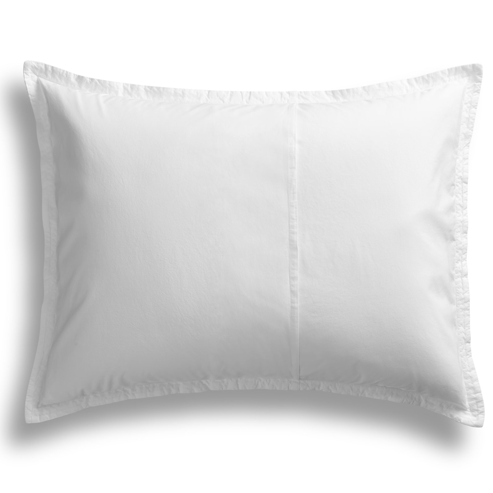 Cascade Cotton Duvet Cover Set, Queen Duvet Cover + 2 Queen Shams, White