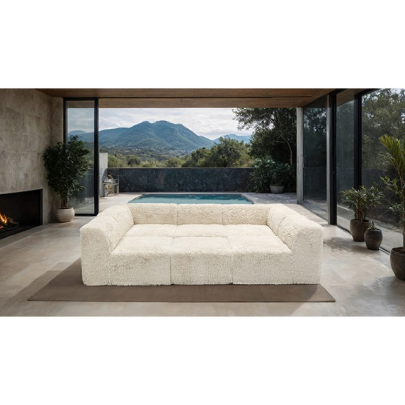 Canapé modulaire 6 pièces Taylor, Sable