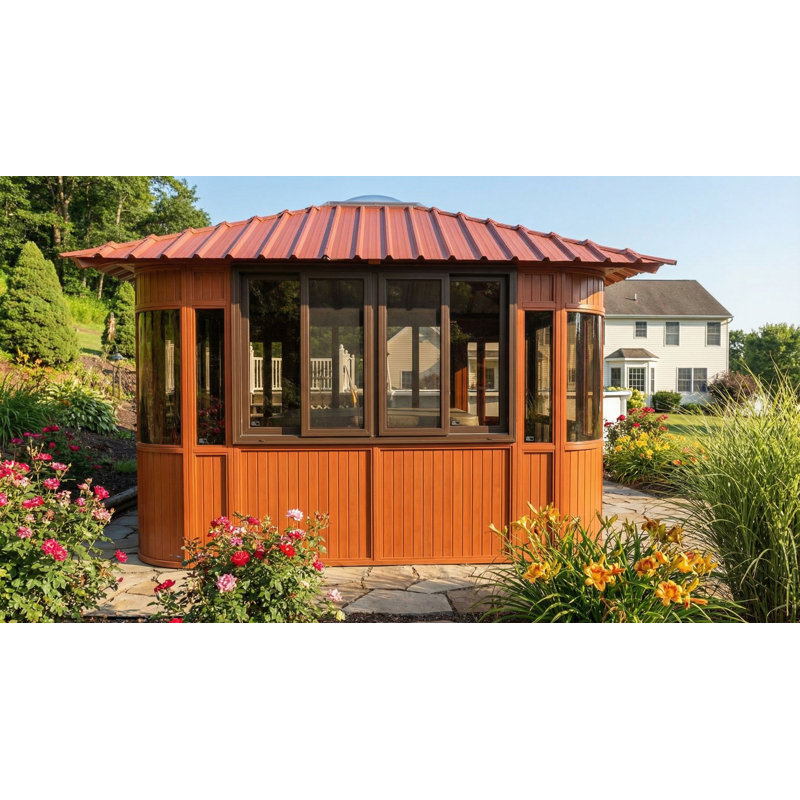 Pavillon de jardin en bois manufacturé l 11 pi x P 11 pi Aspen