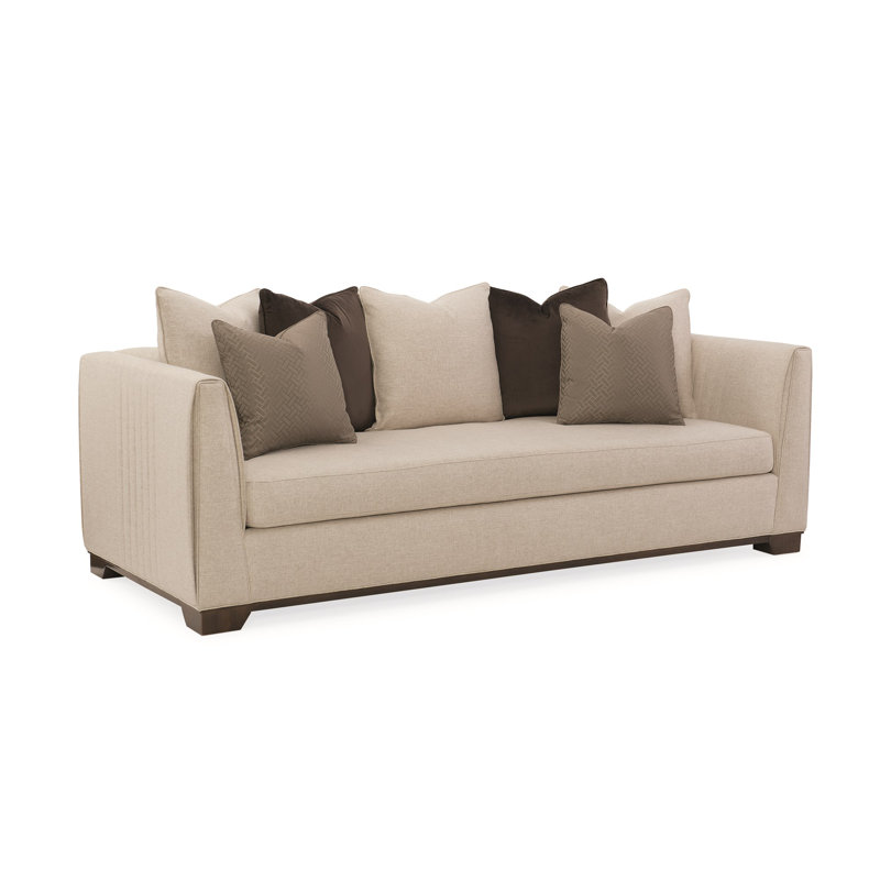 Modern Streamline Upholstered 88.75'' Sofa