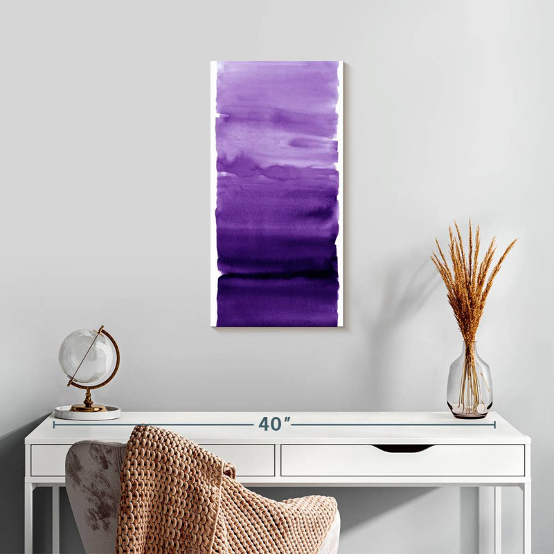 Mélange de mauve, H 24 po x l 12 po