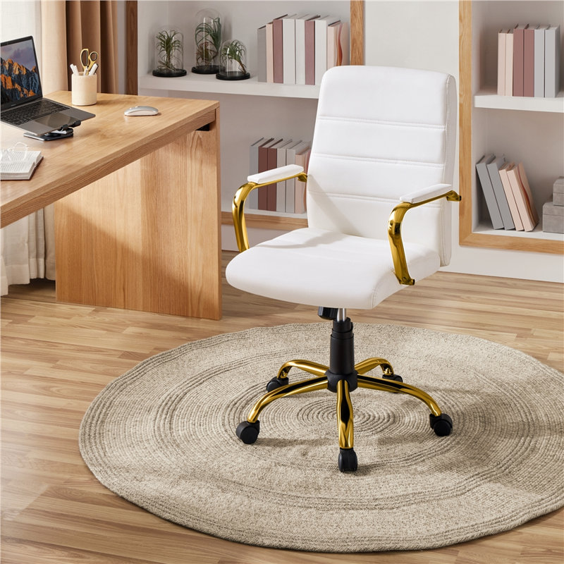 Willa Arlo™ Interiors Lineville Executive Chair, White