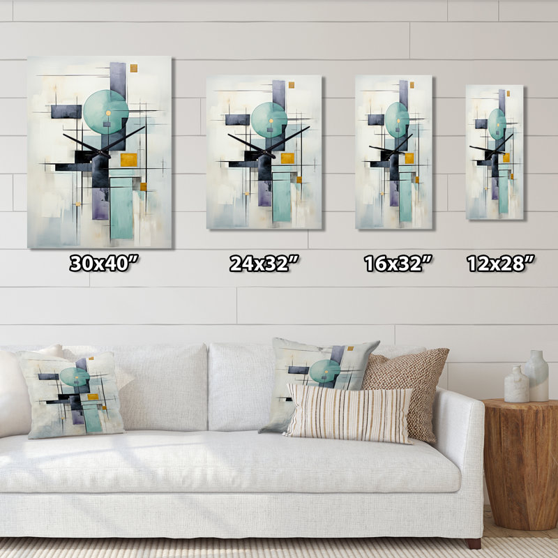 Jerilee - Abstract Wall Clock, Petit