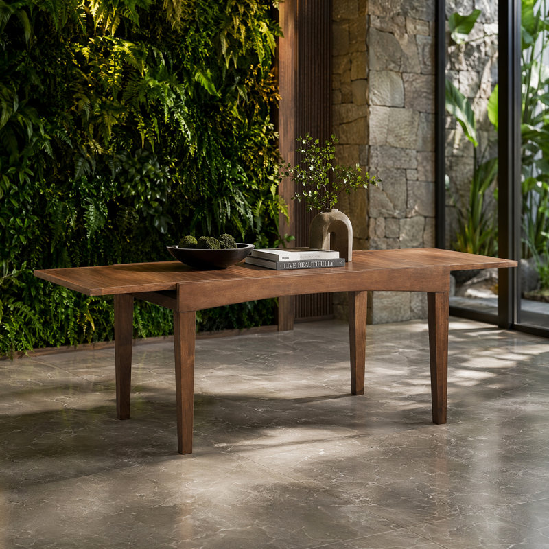 Verona Wood Extension Dining Table, Walnut