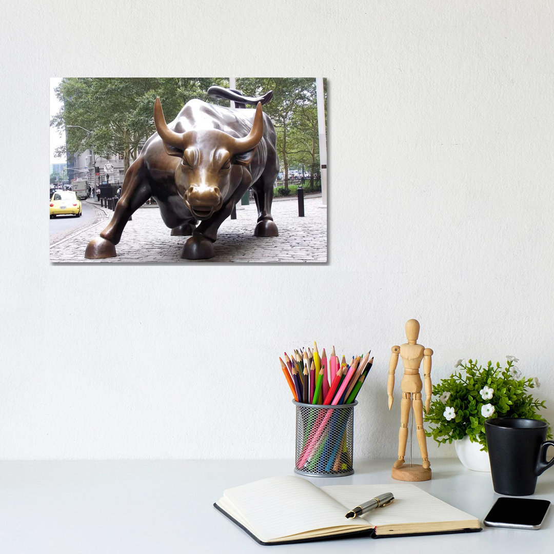 The Wall Street Bull - Print on Canvas