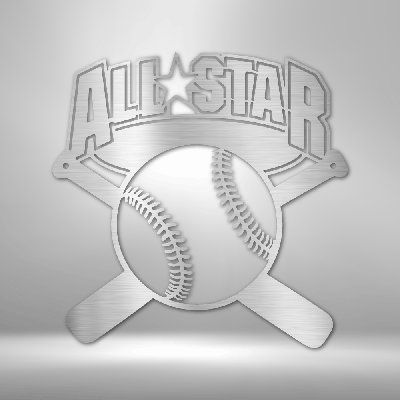 Plaques et plaques Flonard All Star Baseball Fan Steel