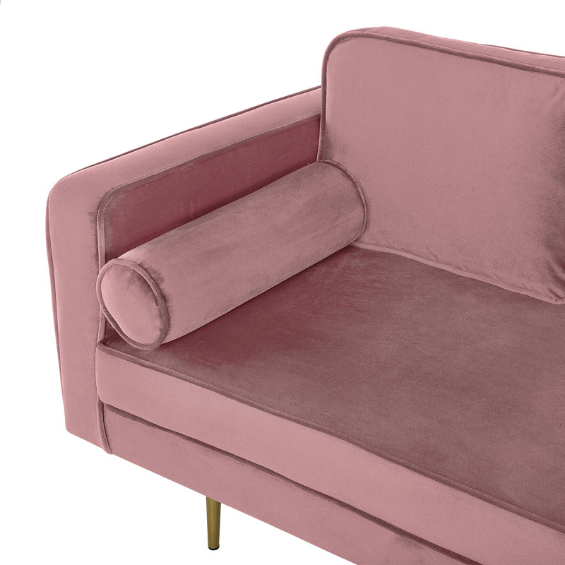 Kitchen Velvet Chaise Lounge, Left
