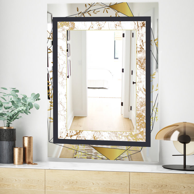 Miroir de salle de bain Botanical, H 39,4 po x l 29,5 po