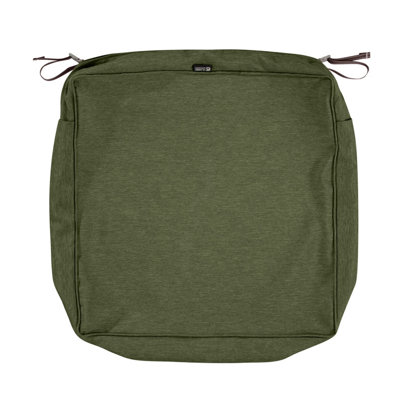 Pina Outdoor Dining Chair Cushion Cover, 5" H x 23" W x 23" D, Fern Green