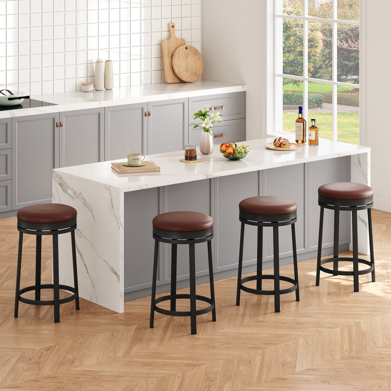 Bax, 4, Noir, Counter Stool (24” Seat Height)