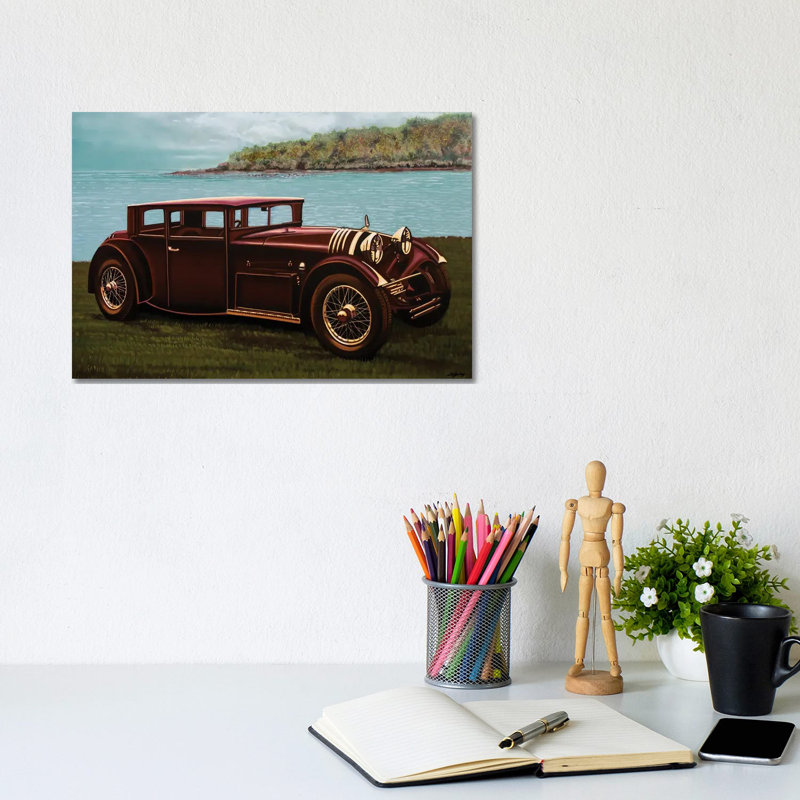 Voisin C20 Mylord Demi-Berline 1931 by Paul Meijering - Wrapped Canvas Print