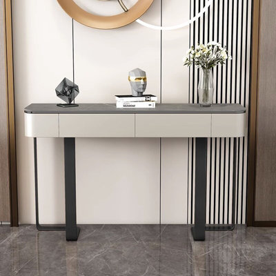 Italian style sintered stone console table