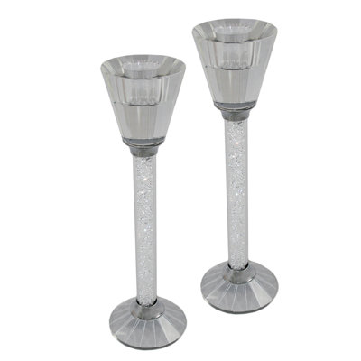 Petite chandelles en cristal élégant