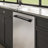 ZLINE Autograph 24 in. 3rd Rack Dishwasher w/ Auto Door Open, 44dBa, Steel Panel & Black Handle-65685055