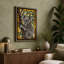 Stained Glass Koala Modern - Wrapped Canvas-941281047-941281055