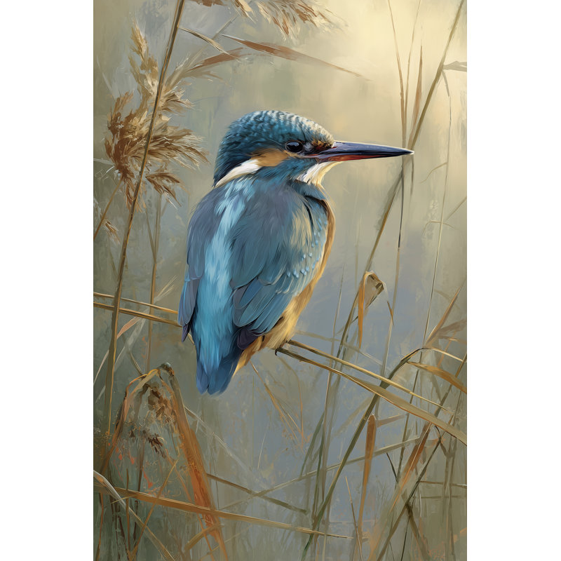 Art mural sur toile Reedside, H 24 po x l 16 po