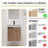 18" Single Sink Wall Mounted Bathroom Vanity, Floating Vanity with 1 Door and White Ceramic Sink Top