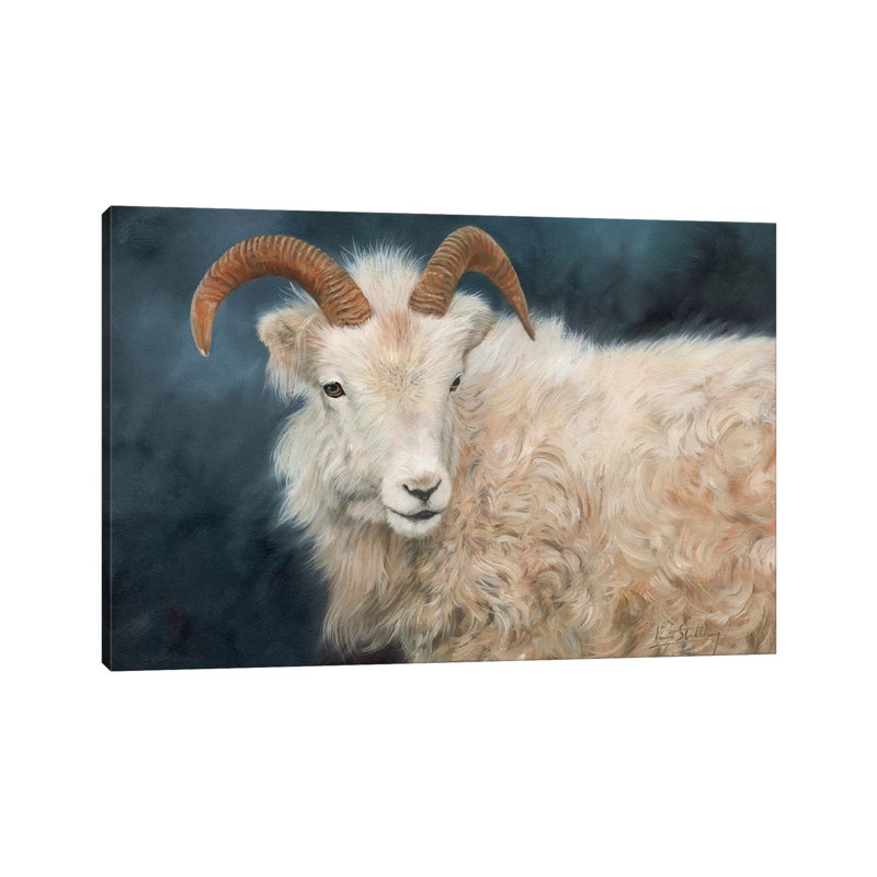 Mountain Goat I by David Stribbling - Wrapped Canvas Print, 66.04 cm H x 45.72 cm W x 1.91 cm D
