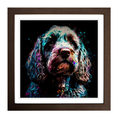 Cockapoo Expressionism - Framed Print
