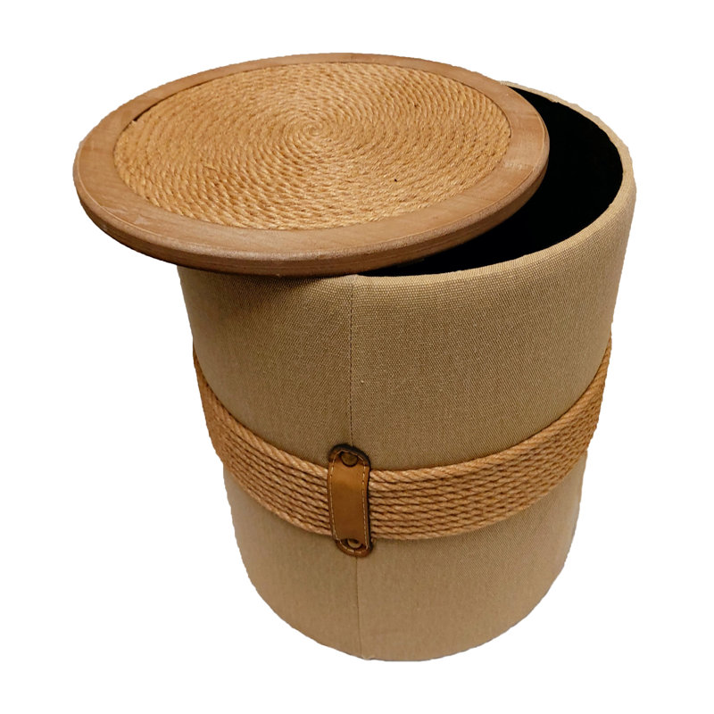 Tabouret décoratif en bois manufacturé Northtrop