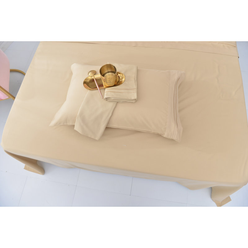 Rayon from Bamboo Sheet Set, Beige, Full