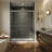44-48 In. W X 72 In. H Double Sliding Shower Door, Semi-Frameless Bypass Bathroom Sliding Door With 1/4" (6Mm) Tempered Glass For Walk-In Shower,Brush Nickel-121165829